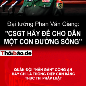 Quân đội “nắn gân” công an hay chỉ là thông điệp cân bằng thực thi pháp luật?