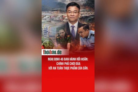 Nghị định 46 ban hành rồi hoãn: Chính phủ chơi đùa với an toàn thực phẩm của dân.