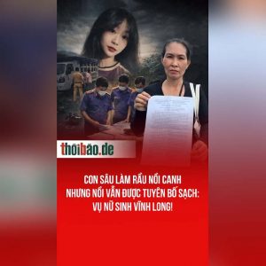 Con Sâu Làm Rầu Nồi Canh Nhưng Nồi Vẫn Được Tuyên Bố Sạch: Vụ Nữ Sinh Vĩnh Long!