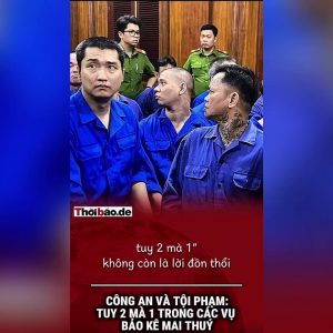 Công an và tội phạm: Tuy hai mà một trong các vụ bảo kê mai thuý.