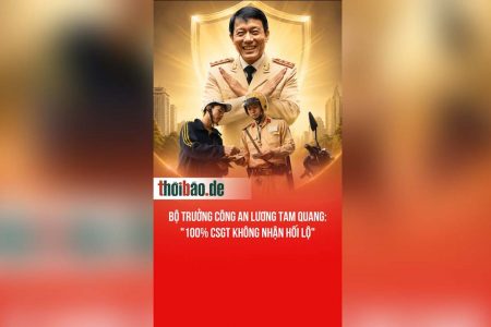 Bộ Trưởng Công An Lương Tam Quang: „100% CSGT không nhận hối lộ“