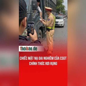 Chiếc mặt nạ oai nghiêm của CSGT chính thức rơi rụng
