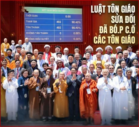 Luật Tôn Giáo sửa đổi: Vì sao 100% đồng thuận khi nỗi băn khoăn vẫn còn?