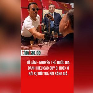 Tô Lâm – Nguyên thủ Quốc gia: Danh hiệu cao quý bị hoen ố bởi sự dối trá bời bằng giả.