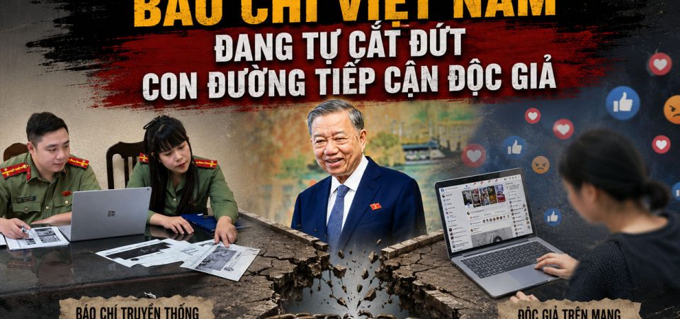 Báo chí Việt Nam đang tự cắt đứt con đường tiếp cận độc giả