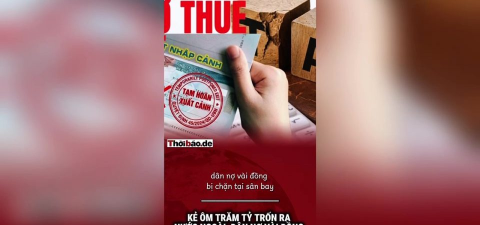 Kẻ ôm trăm tỷ trốn ra nước ngoài, dân nợ vài đồng bị chặn tại sân bay