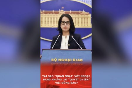 Tại sao „quan ngại“ với ngoại bang nhưng lại „quyết chiến“ với đồng bào?