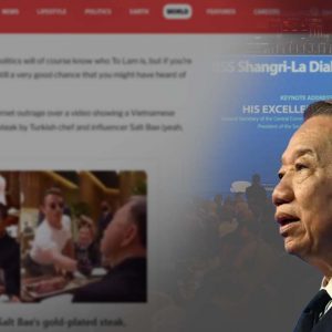 Báo Singapore hạ uy tín Tô Lâm, Đăng Tin Ông Ăn „Bò Dát Vàng“ Trước Hội Nghị Đối Thoại Shangri-La?