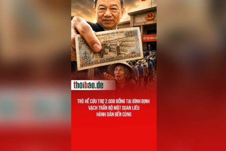 Trò hề cứu trợ 2.000 đồng tại Bình Định vạch trần bộ mặt quan liêu hành dân đến cùng