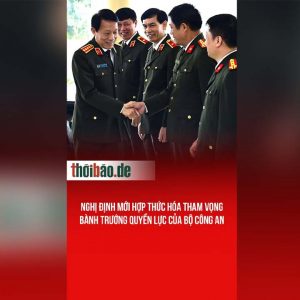 Nghị định mới hợp thức hóa tham vọng bành trướng quyền lực của Bộ Công an