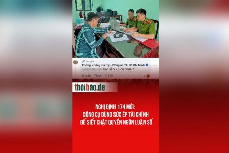Nghị định 174 mới: Công cụ dùng sức ép tài chính để siết chặt quyền ngôn luận số