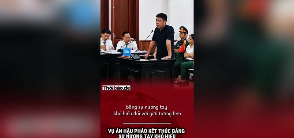 Vụ án Hậu Pháo kết thúc bằng sự nương tay khó hiểu đối với giới tướng lĩnh