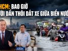 TP.HCM: Bao giờ người dân thôi dắt xe giữa biển nước