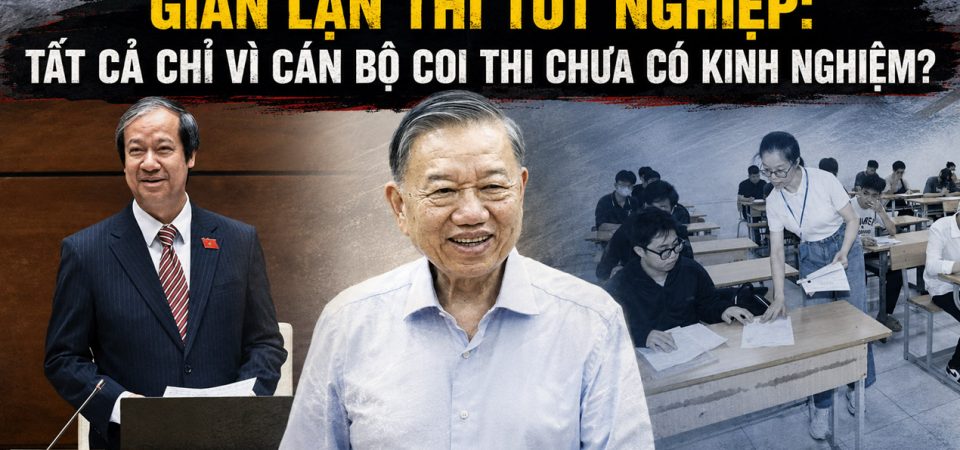 Gian lận thi tốt nghiệp: Tất cả chỉ vì cán bộ coi thi chưa có kinh nghiệm?