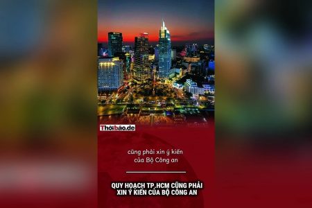 Quy hoạch TP. HCM cũng phải xin ý kiến của Bộ Công An