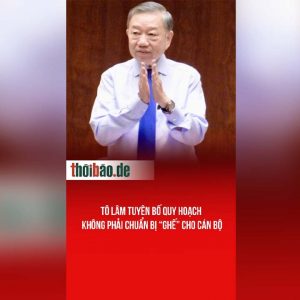 Tô Lâm tuyên bố quy hoạch không phải chuẩn bị “ghế” cho cán bộ