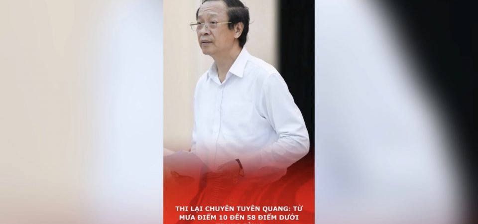 Thi lại chuyên Tuyên Quang: Từ mưa điểm 10 đến 58 điểm dưới trung bình