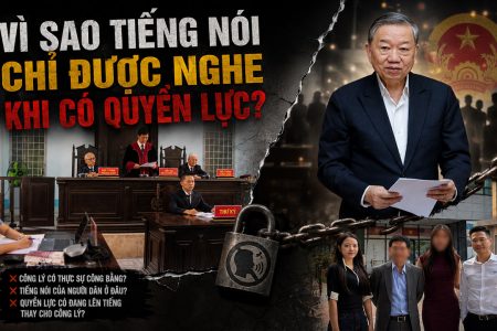 Vì sao tiếng nói chỉ được nghe khi có quyền lực?