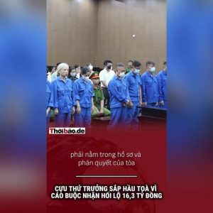 Cựu Thứ trưởng sắp hầu tòa vì cáo buộc nhận hối lộ 16,3 tỷ đồng