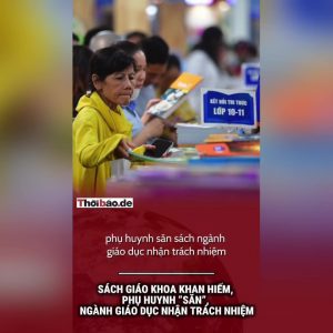Sách giáo khoa khan hiếm, phụ huynh “săn” sách, ngành giáo dục nhận trách nhiệm