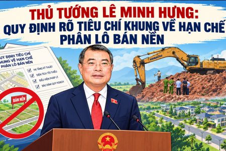 Thủ tướng Lê Minh Hưng: Quy định rõ tiêu chí khung về hạn chế phân lô bán nền