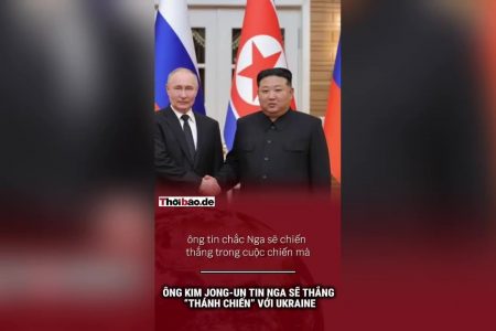 Ông Kim Jong-Un tin Nga sẽ thắng ‘thánh chiến’ với Ukraine