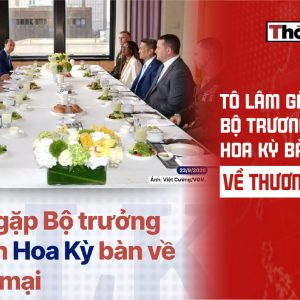 Tô Lâm gặp Bộ trương Hải quân Hoa Kỳ bàn về thương mại