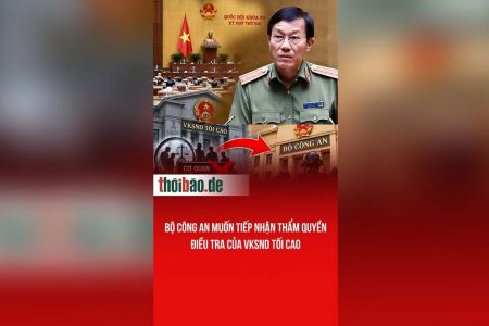 Bộ Công an muốn tiếp nhận thẩm quyền điều tra của VKSND Tối cao