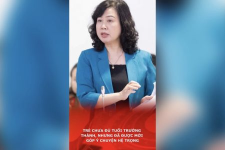 Trẻ chưa đủ tuổi trưởng thành, nhưng đã được mời góp ý chuyện hệ trọng 