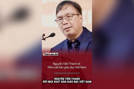 Nguyễn Tiến Thanh rời Nhà xuất bản Giáo dục Việt Nam