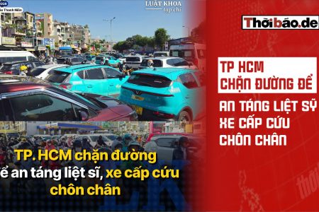 TP HCM chặn đường để an táng liệt sỹ, xe cấp cứu chôn chân
